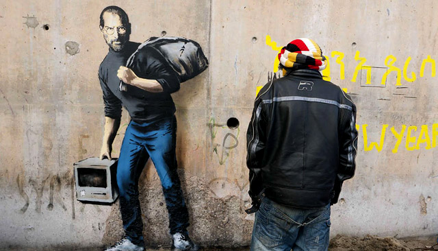 New works by Banksy