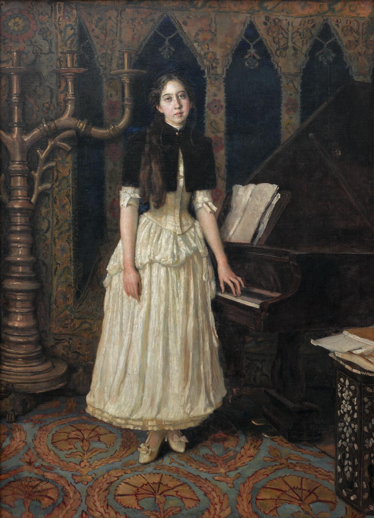 В. М. Васнецов "Портрет Е. Праховой" (1894)