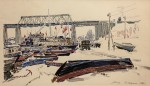 03-Станислав Никиреев - В Астрахани, цветные карандаши, 1964