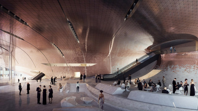 Проект комплекса Свердловской филармонии от Zaha Hadid Architects