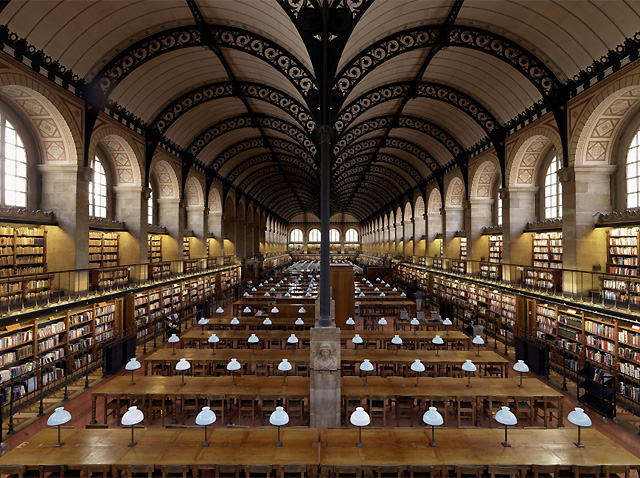 Bibliotheque Sainte-Genevieve, Paris, France