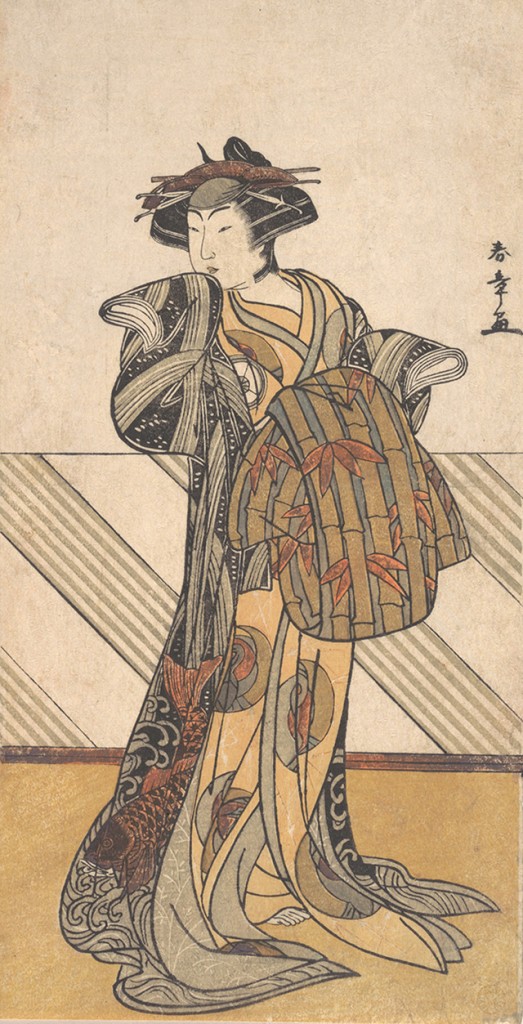 16_Кацукава Сюнсё (1726–1792). Актер Кабуки Иваи Ханширо IV