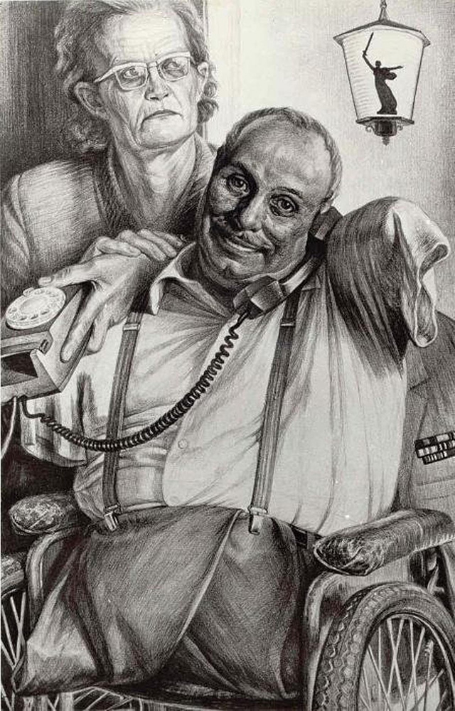 2-Василий Лобачев. Рисунок Геннадия Доброва
