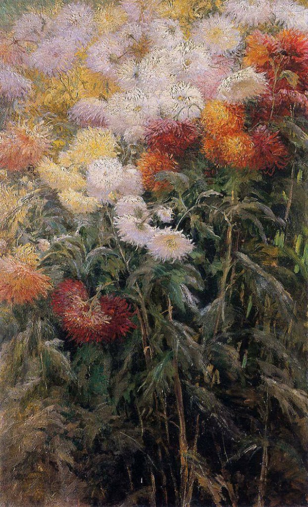 23_Gustave Caillebotte_Chrysanthemums in the Garden at Petit-Gennevilliers, 1893