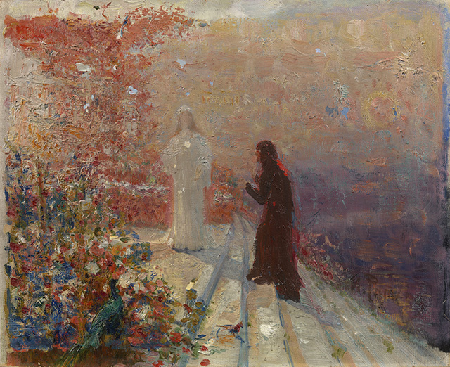 Илья Репин «Встреча Данте и Беатриче» (1890-е)