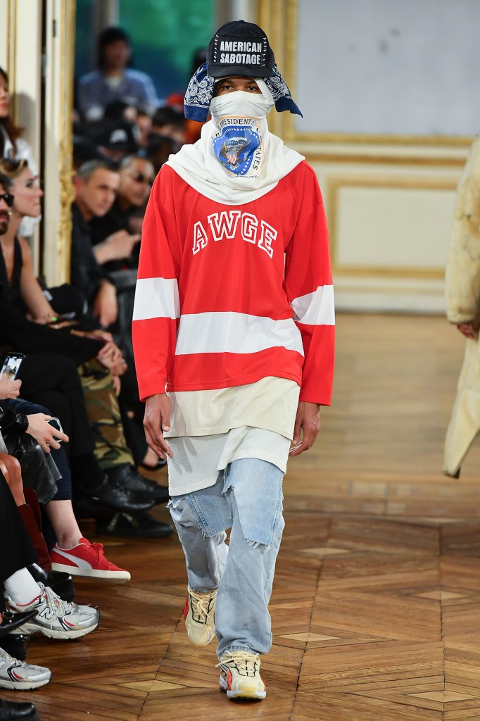 A$AP Rocky X American Sabotage by AWGE: Runway - Paris Fashion Week - Menswear Spring/Summer 2025