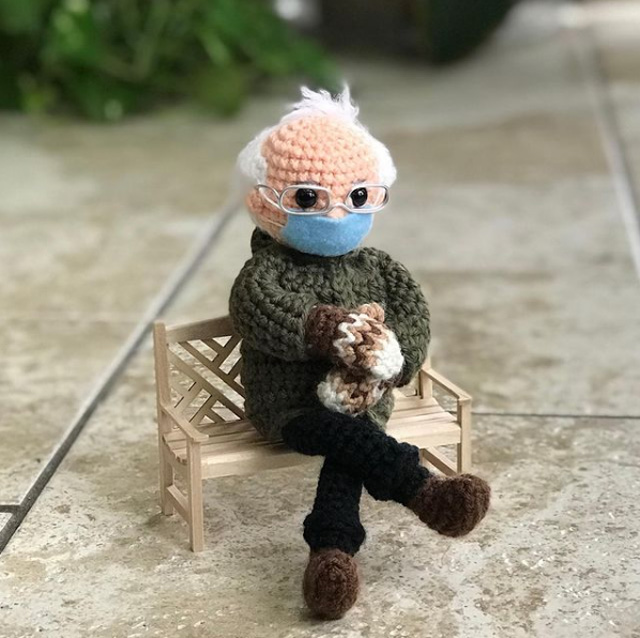 Bernie's Mittens Crochet Doll