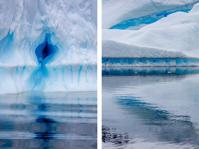 голубой лед Антарктики