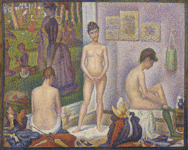 Georges Seurat "Les Poseuses Ensemble (Petite version)"