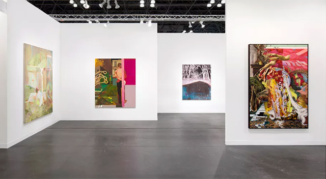 Installation view of GRIMM’s booth at The Armory Show, 2023. Courtesy of GRIMM