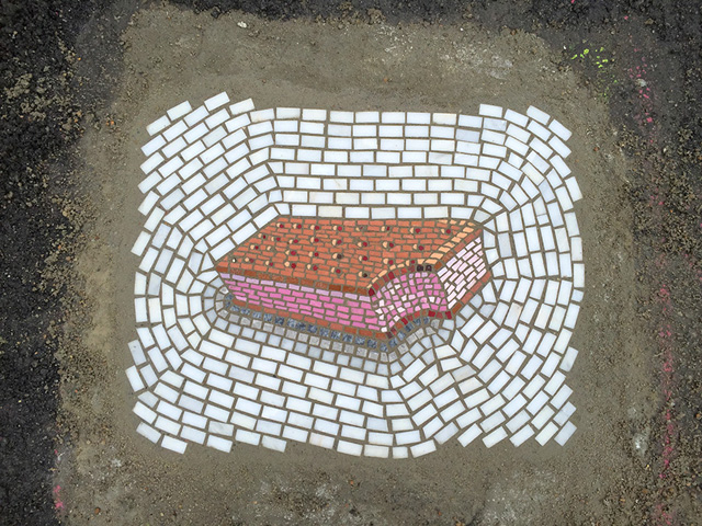 Уличная мозаика Джима Бахора