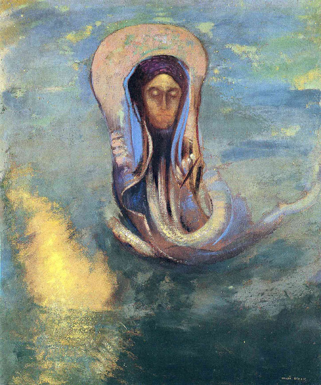 Work by Odilon Redon (1840-1916)