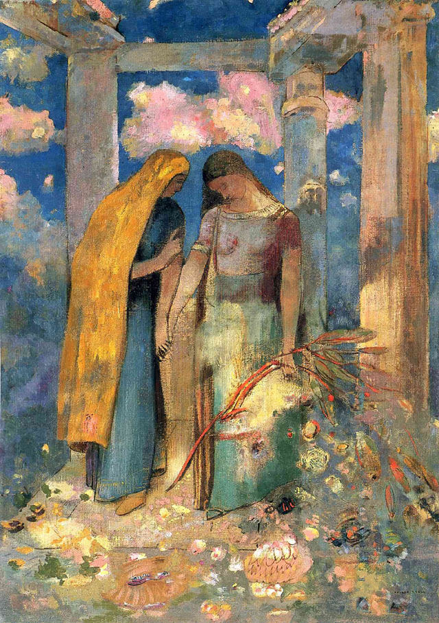 Work by Odilon Redon (1840-1916)