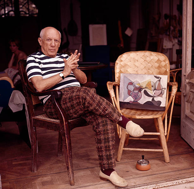Pablo Picasso, Cannes, 1960. Photo: Popperfoto / Getty Images