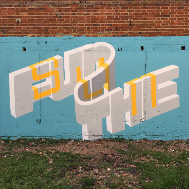 граффити британского художника Pref