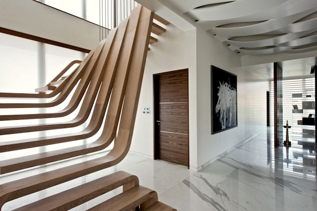 дизайн лестницы от компании Arquitectura en Movimiento Workshop