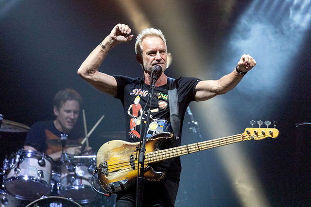 Sting & Shaggy in concert at Aragon Ballroom, Chicago, USA - 02 Oct 2018