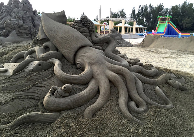 Песочная скульптура Тошихико Хосака