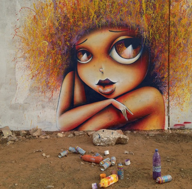 работа французской художницы Vinie Graffiti