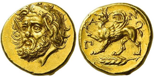 Cтатер Пантикапея - самая дорогая древняя монета