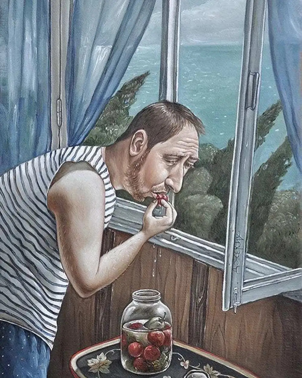 Картина Анджелы Джерих "Соленый бриз"