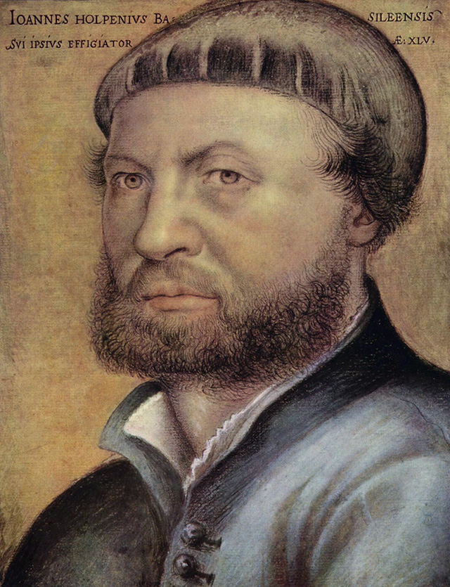 Автопортрет Ганса Гольбейна Младшего (1542), Галерея Уффици