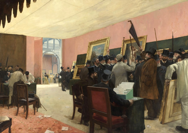 Анри Жерве «Заседание жюри по живописному отделу парижского салона»