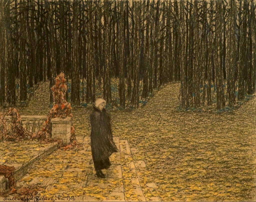Аполлинарий Михайлович Васнецов. Осень. Прощание с парком (1906)