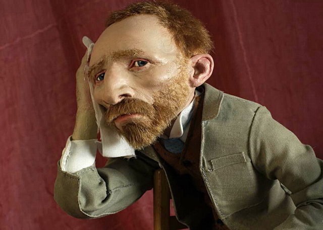 Ван Гог, кукла работы В. Волегова