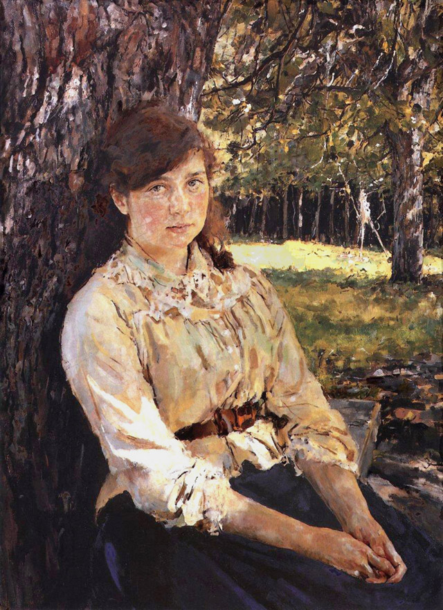 Девушка, освещенная солнцем (1889)