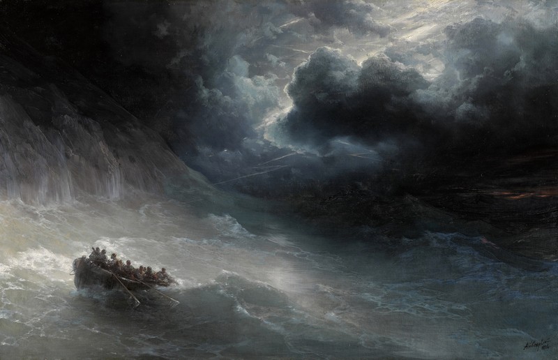 Иван Айвазовский. Ярость морей (1886), фото: Sotheby’s (2022)
