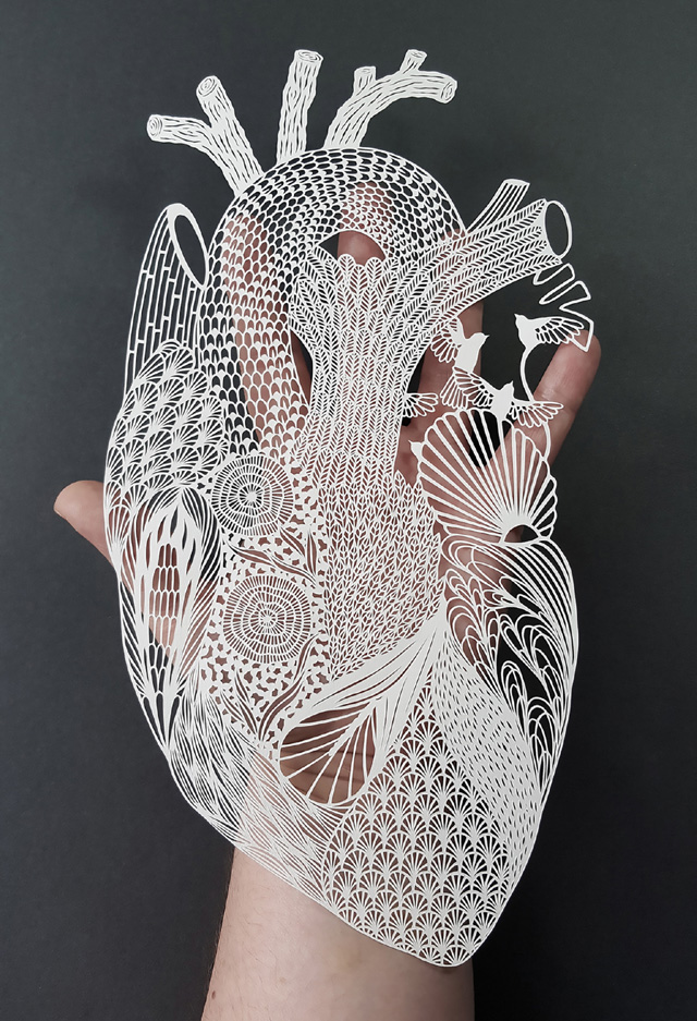 Paper-art by Pippa Dyrlaga
