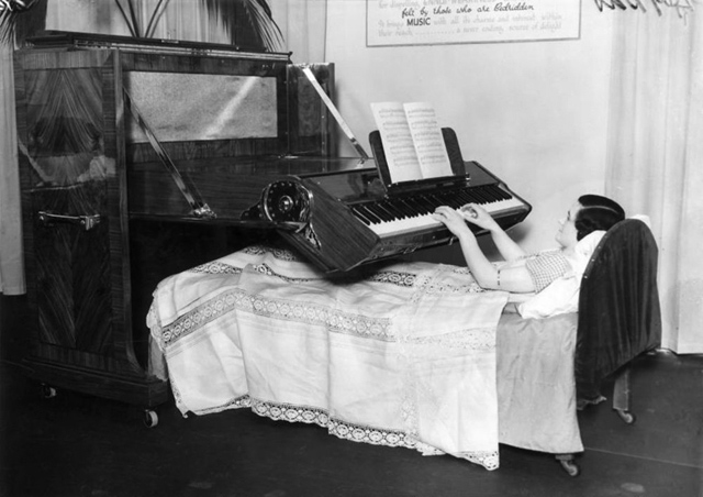 Специальное пианино, Великобритания 1935 год, фото - spaarnestadphoto.nl, Nationaal Archief