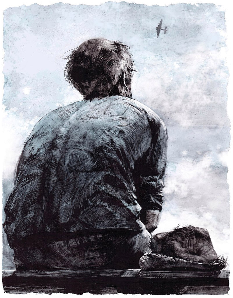 Старик и море, иллюстрация Славы Шульца-05