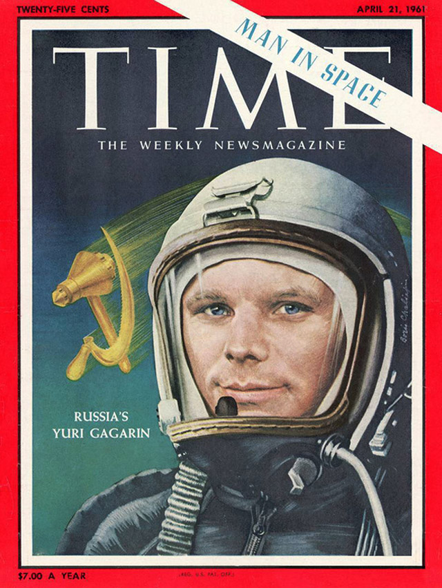 Обложка американского журнала Time (1961)
