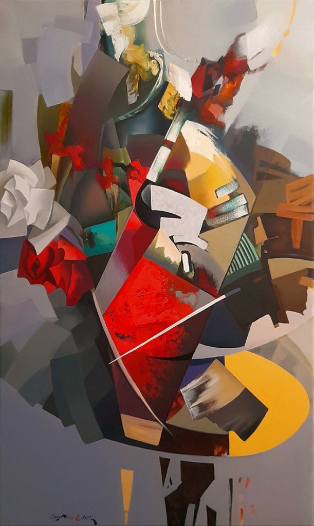 05-Владимир Солдаткин_Белая роза свидание,красная роза любовь, 2021