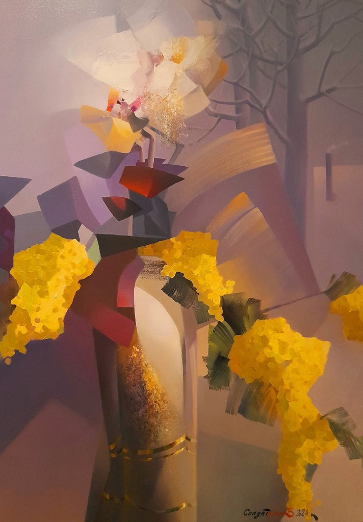 08-Владимир Солдаткин_Букет у окна,, 2023