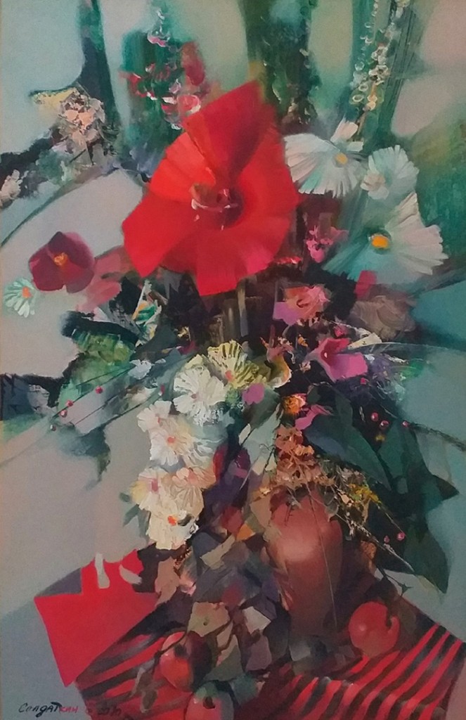 14-Владимир Солдаткин_Букет с большим цветком, 2012